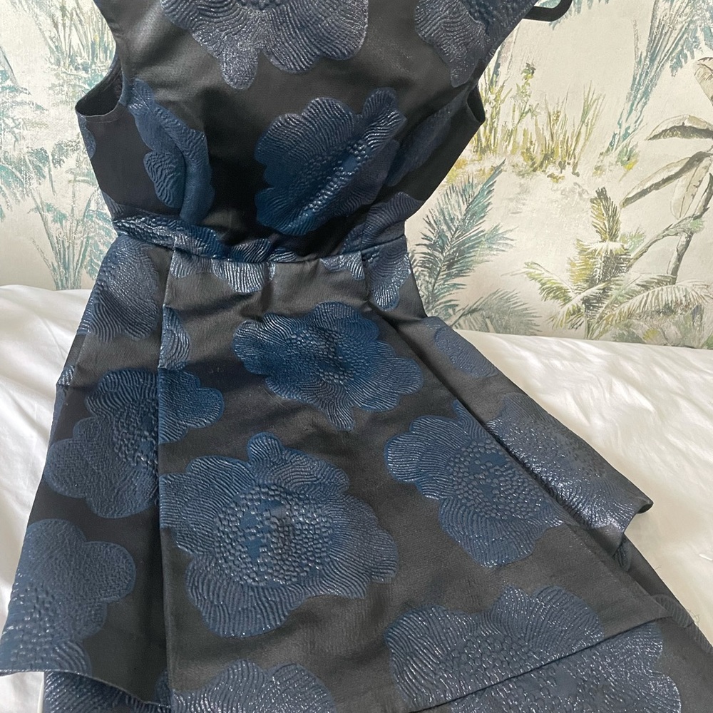 Raoul blue and black shimmery evening dress. Perfect condition. Size 2.